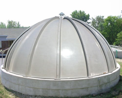 Frp dome and flat cover